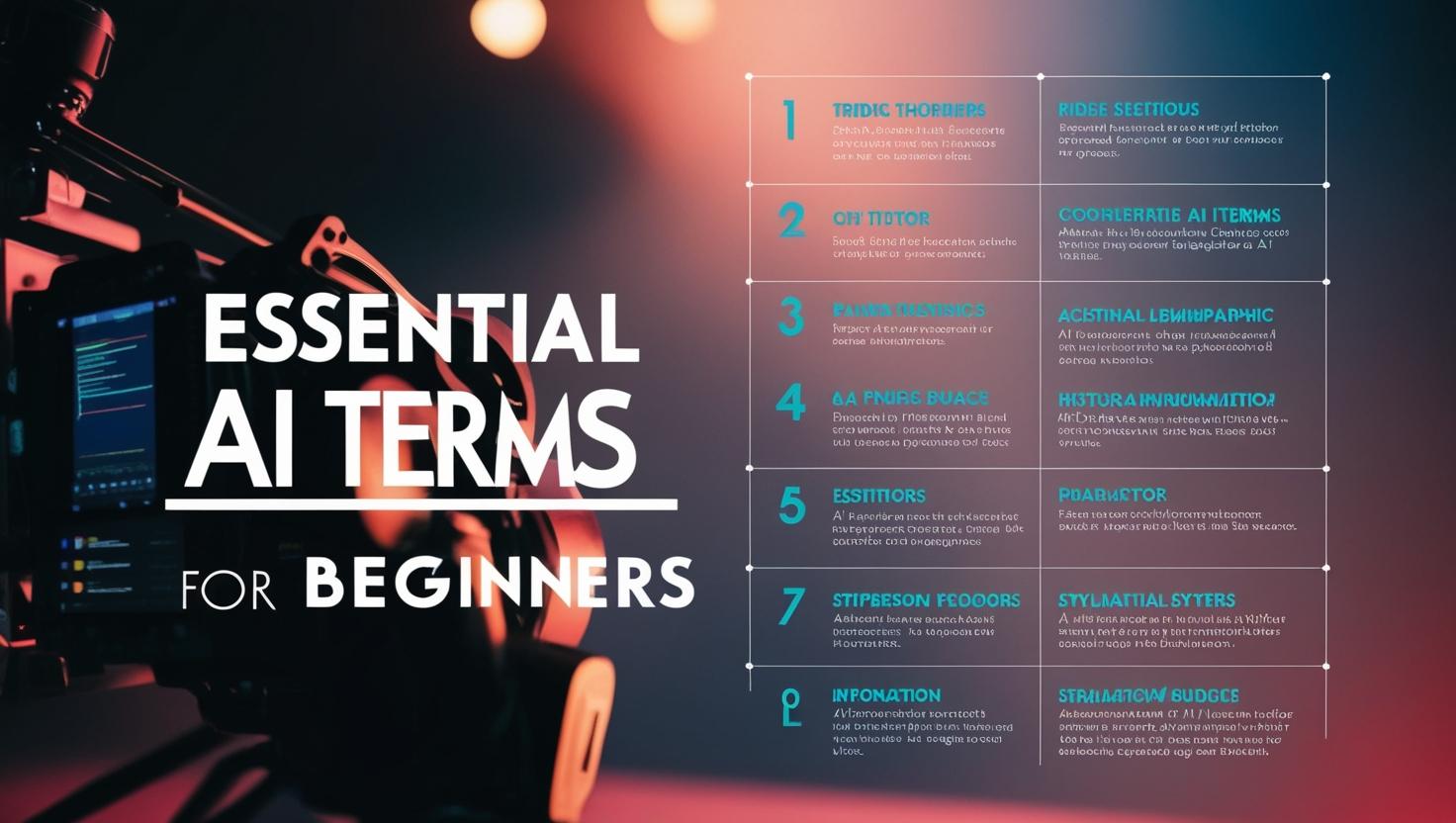 Essential AI Terms Explained for Beginners