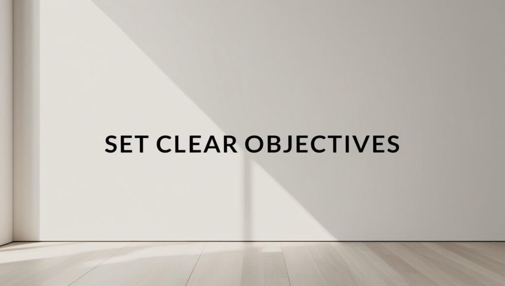 Set Clear Objectives