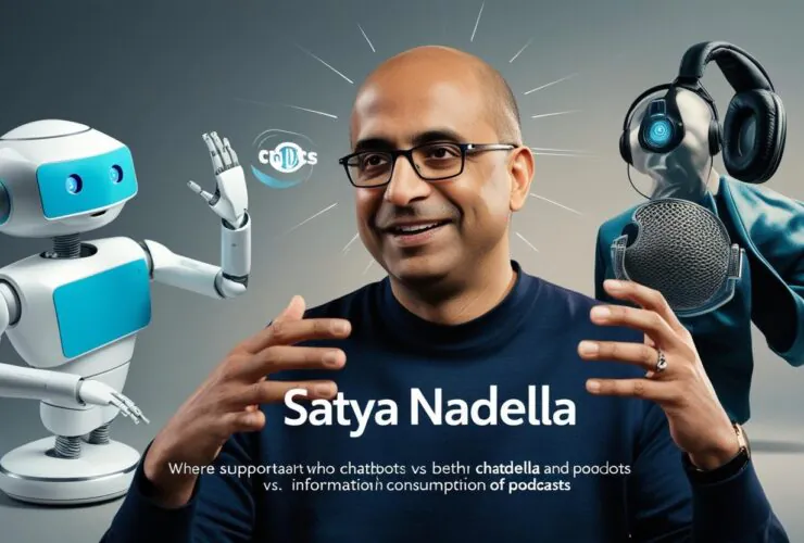 Why Satya Nadella Prefers Chatbots Over Podcasts