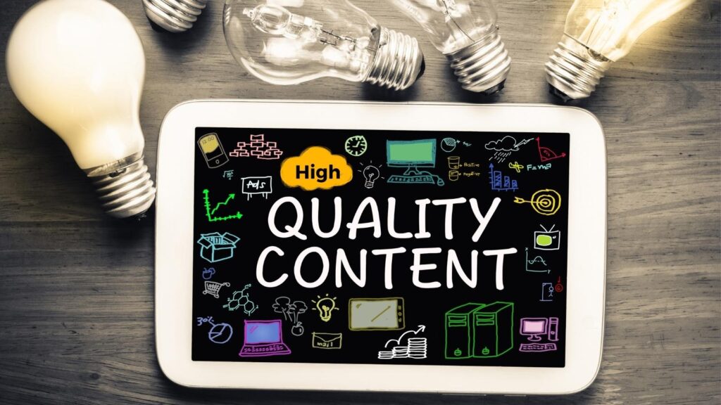 Create High-Quality content marketing