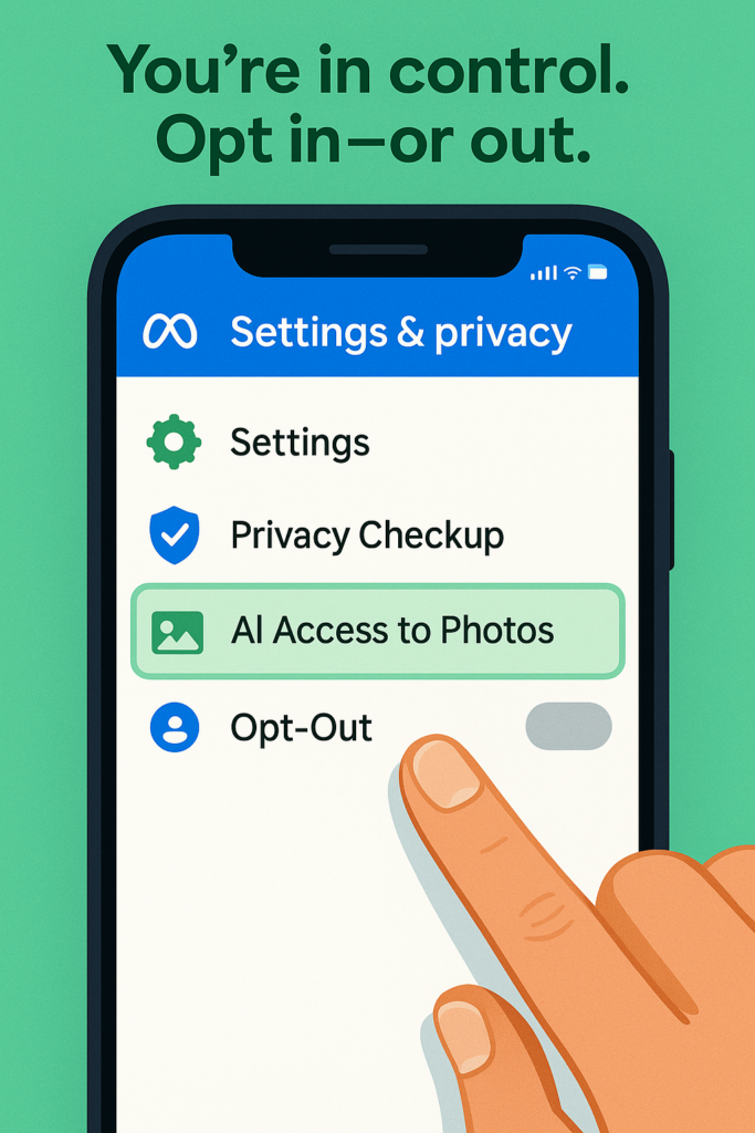 Disable AI access to photos through settings.