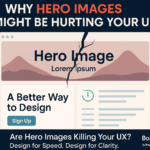 Are Hero Images Killing Your UX? Design for Speed. Design for Clarity.