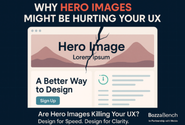 Are Hero Images Killing Your UX? Design for Speed. Design for Clarity.