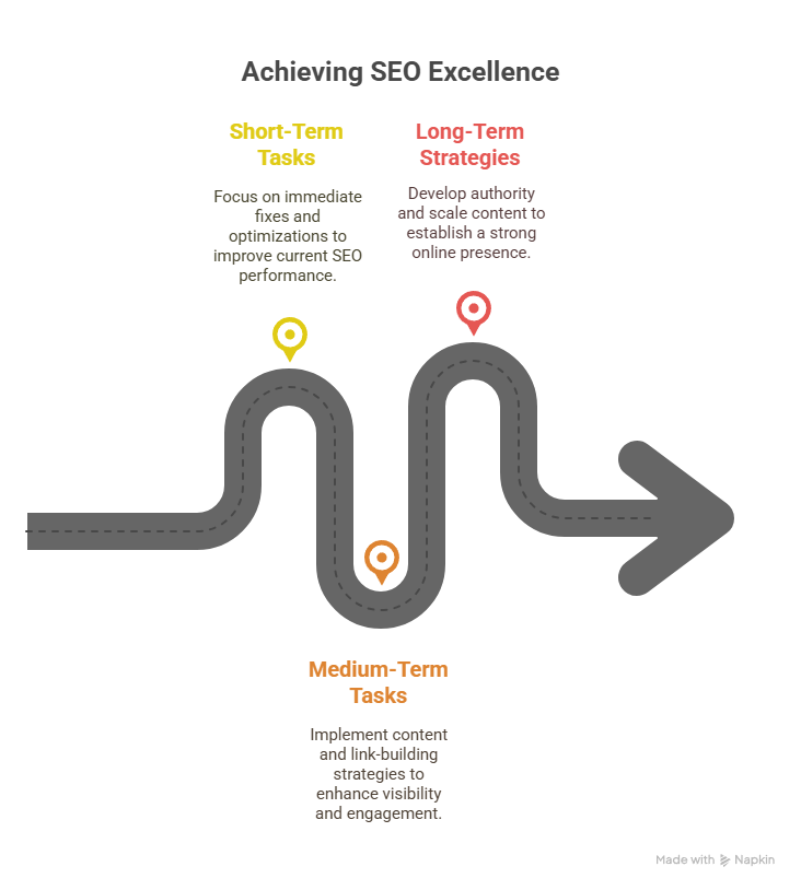 Roadmapping SEO Tasks and Timelines