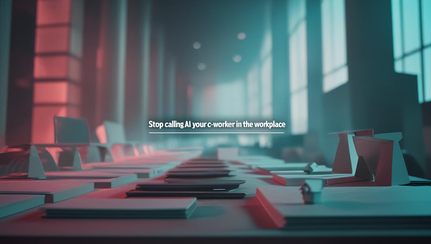 Stop Calling AI Your Co-Worker_ Rethinking AI in the Workplace