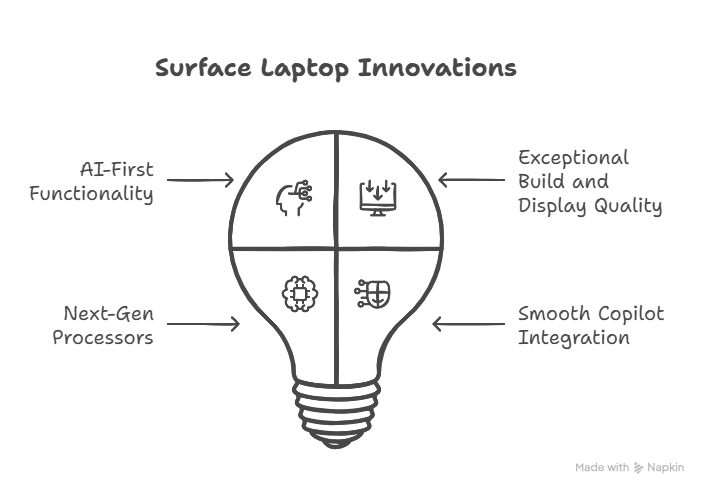 what sets Surface Laptops apart