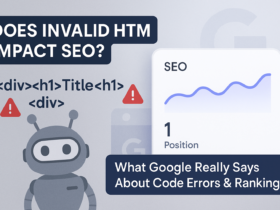 Thumbnail for blog on invalid HTML and SEO impact
