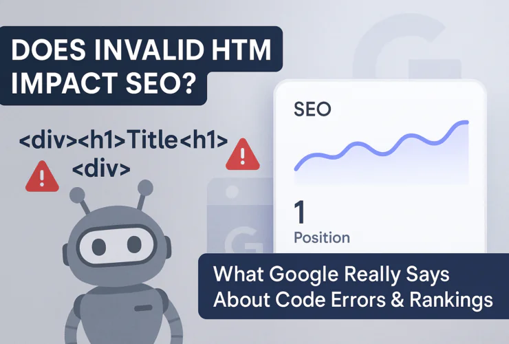 Thumbnail for blog on invalid HTML and SEO impact